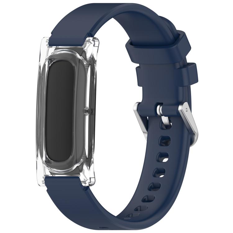 eses Silikonový řemínek s rámečkem pro Google Fitbit Air - Tmavě modrý