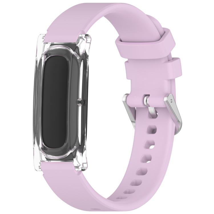 eses Silikonový řemínek s rámečkem pro Google Fitbit Air - Fialový