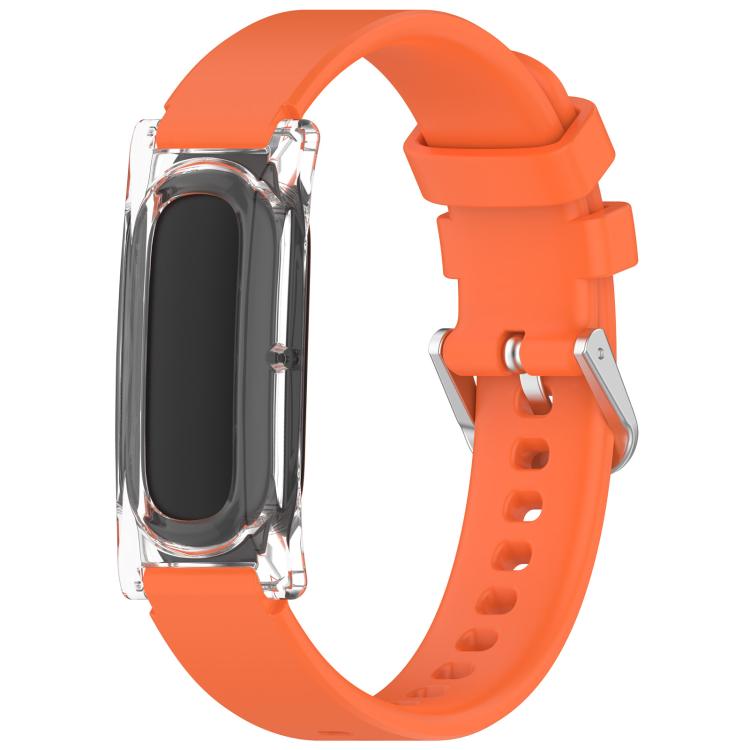 eses Silikonový řemínek s rámečkem pro Google Fitbit Air - Oranžový