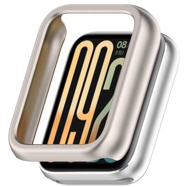 Ochranný rámeček pro Xiaomi Smart Band 10 Pro - Titanově stříbrný