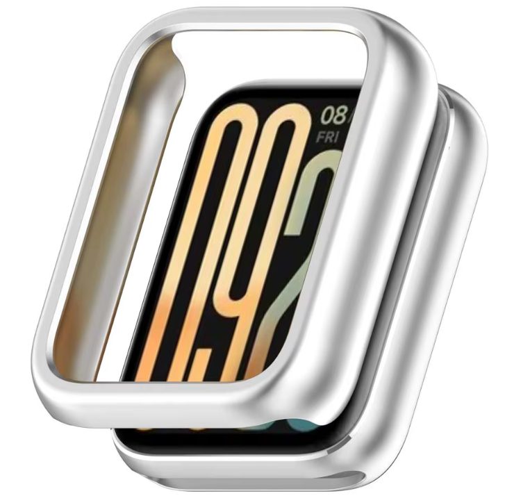 Ochranný rámeček pro Xiaomi Smart Band 10 Pro - Stříbrný