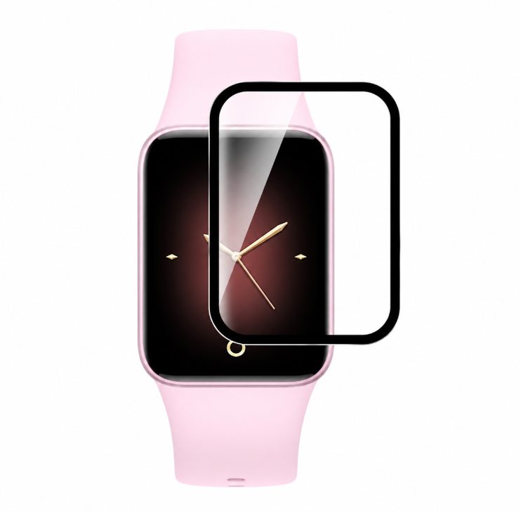 Ochranná fólie s černým rámačkem pro Xiaomi Smart Band 10 Pro