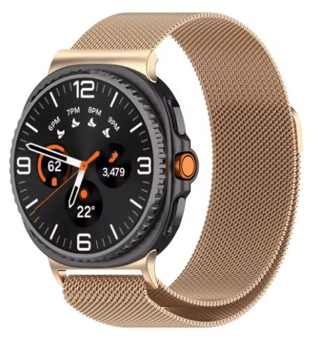 eses Milánský tah pro Samsung Galaxy Watch 8 a 9 - Růžově zlatý