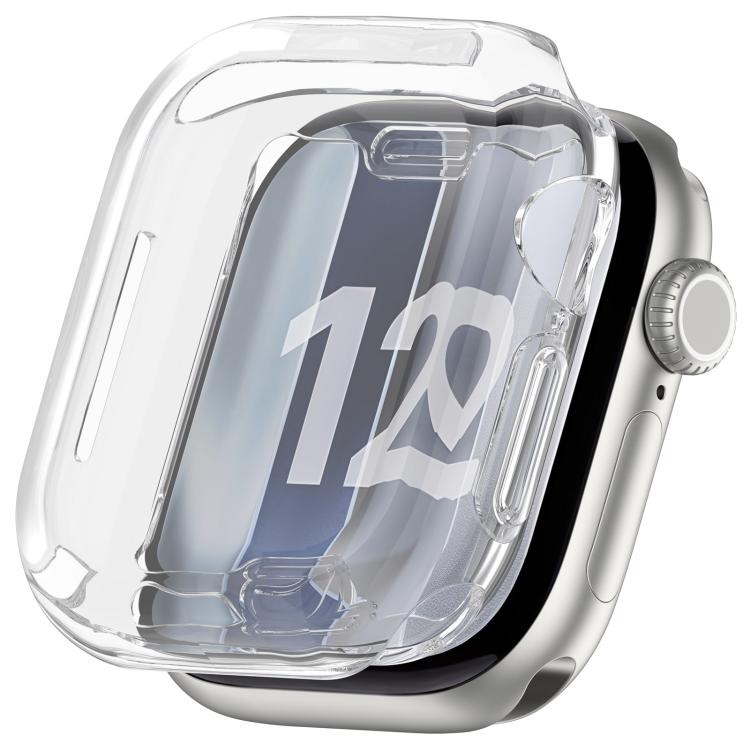 Silikonový kryt pro Apple Watch 12 46mm - Transparentní