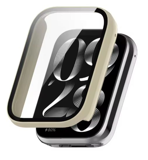 Ochranný kryt pro Xiaomi Smart Band 10 Pro - Béžový