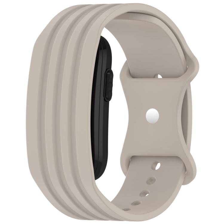 eses Sportovní silikonový řemínek pro Garmin CIRQA Smart Band - Béžový