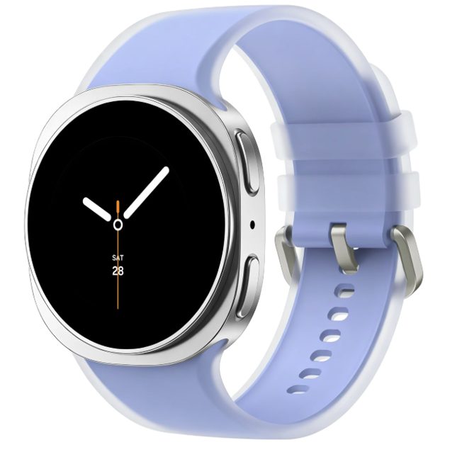 eses Silikonový řemínek pro Samsung Galaxy Watch 8 Galaxy Watch 9 - Modrý