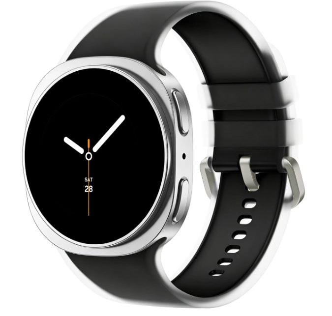 eses Silikonový řemínek pro Samsung Galaxy Watch 8 Galaxy Watch 9 - Černý
