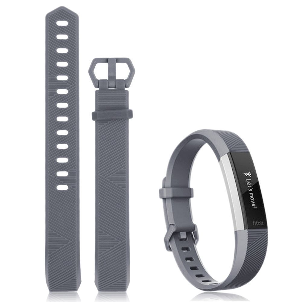eses Silikonový řemínek pro Fitbit Alta HR - Velikost S, šedý